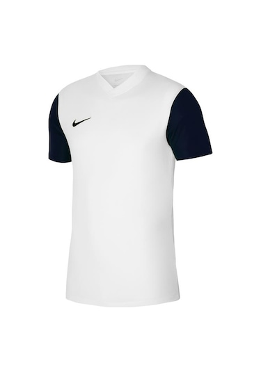 Nike DH8035-100 M Nk Df Tiempo Prem II Jsy Ss Erkek Futbol Forma Beyaz