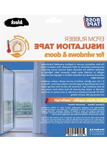 Epdm Kauçuk Pencere Ve Kapı İzolasyon Bandı - 5mm X 15mm X 5mt 0.05 M