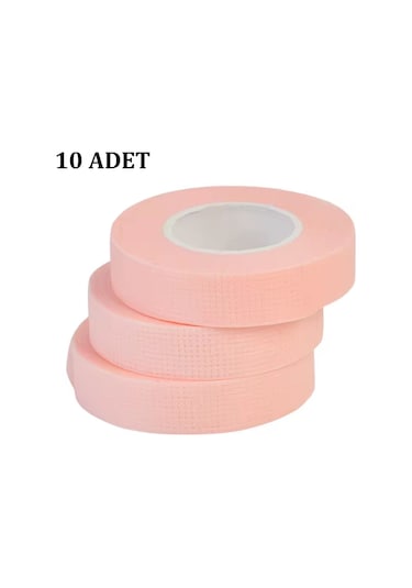 İpek Kirpik Bandı Pembe 10 Adet