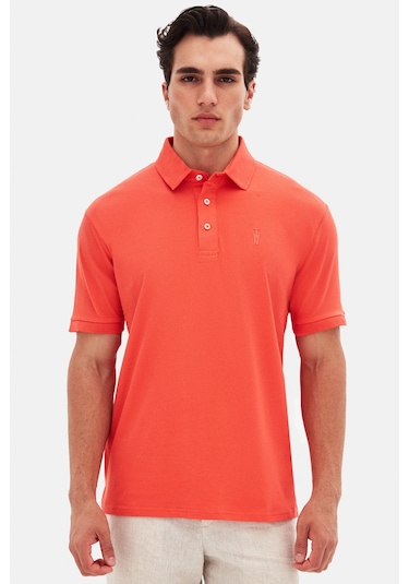 Twn Slim Fit Mercan Pike Dokulu T-shirt 4ec146011784m MERCAN