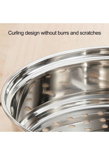 S Çörekler Vapur Gıda Sınıfı Fırın Aksesuarı Takviyeli Paslanmaz Çelik Çörekler Vapur Dayanıklı Üst Saplı Buharda Pişirme