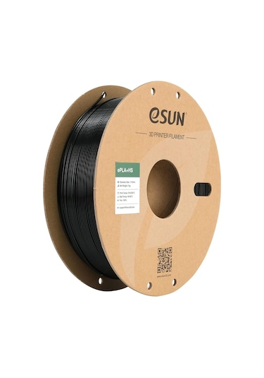 Esun Pla-hs Siyah Filament 1.75mm 1kg - Yüksek Hız Uyumlu Pla+