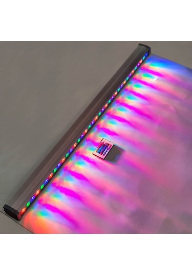 Led Aydınlatma Wall Washer Duvar Boyama 100 cm 36W RGB Kumandalı