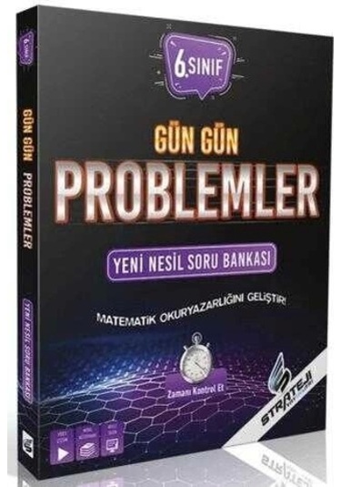 Strateji 6. Sınıf Gün Gün Problemler Yeni Nesil Soru Bankası Yeni
