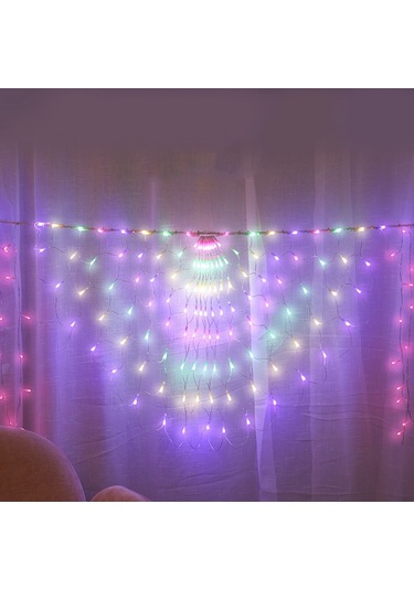 Sones Tavuskuşu Işıkları Led Balık Ağı Işıkları Açık Hava Su Geçirmez Işık Dizisi Tatil Dekorasyon Işıkları, Ab Fişi Renkli Işık Diğer