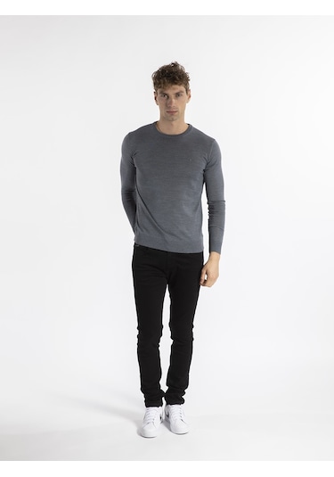 Trussardi Trussardı Erkek Kazak  TRRD003627 Gri