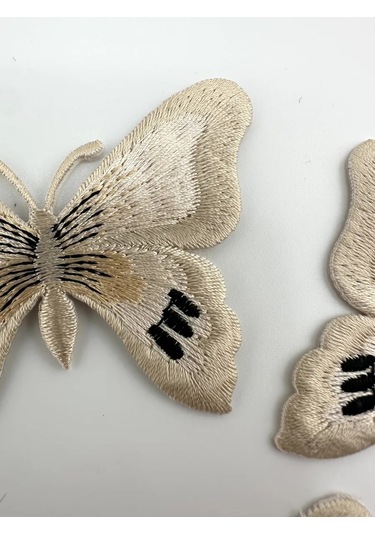 Sewing Accessories Denisova Termo Uygulama Termo Sticker Kelebek Yama 6'lı Paket 384572196