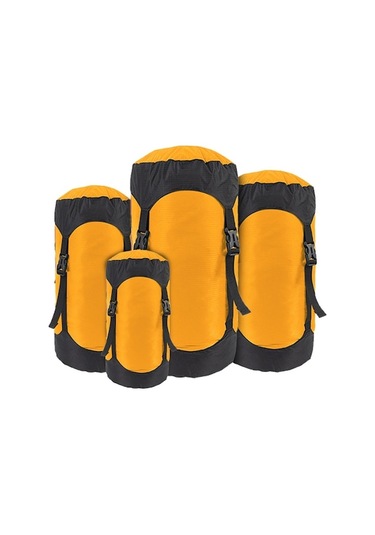 Skycıty Portakal Desenli Kamp Uyku Tulumu Sıkıştırma Çantası - 40d Hafif Kapsül Taşıma Çantası S-m-l-xl Boy Seçenekli Turuncu Turuncu