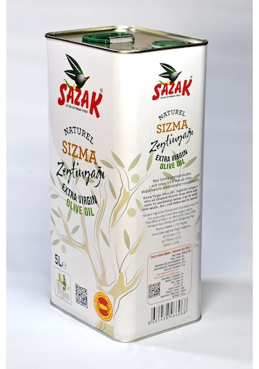 Sazak Natürel Sızma Zeytinyağı 5 L
