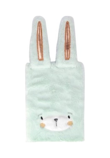 Syloon A5 Peluş Beyaz Tavşanlı Defter
