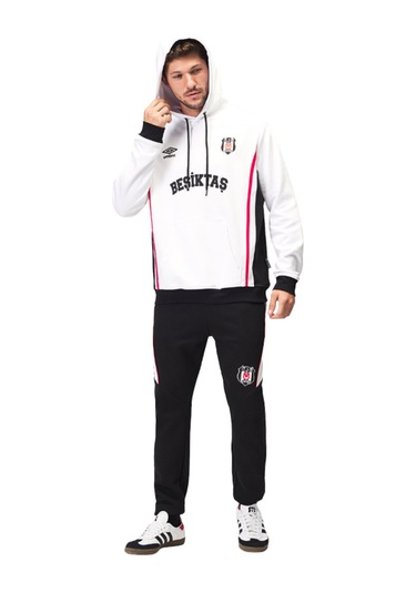 Beşiktaş Lisanslı Siyah-beyaz Sweatshirt 25/26 Sezon BEYAZ