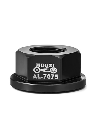 Geeroyoo Muqzı Çocuklar İçin Denge Arabası Tekerlek Somunu - M8 Flanş, 7075 Alüminyum, Siyah - Ayarlanabilir, Dayanıklı Outdoor Spor Aksesuarı Çok Renkli