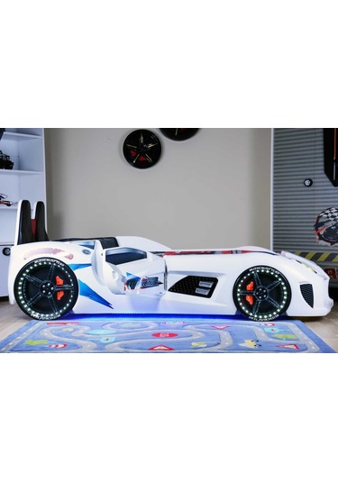 Audi Bazalı Arabalı Yatak , Kapıları Açılan Arabalı Yatak Beyaz