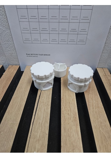 Portatif İlaç Kutusu Beyaz