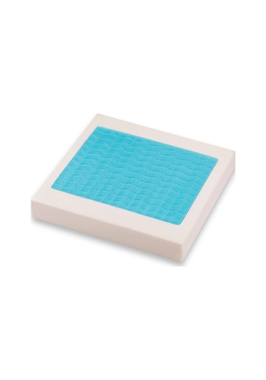 Jelli Visco Tekerlekli Sandalye Minderi Visko Kare Oturma Minderi Serinleten Minder 45x43x7 Cm