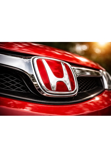 Honda Civic Fd6 2006-2012 Model Uyumlu Ön Kırmızı Logo Oem Kalite