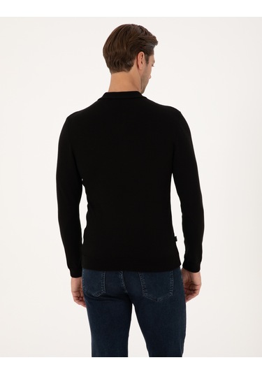 Pierre Cardin Erkek Siyah Kazak /triko 50314189-vr046 Siyah