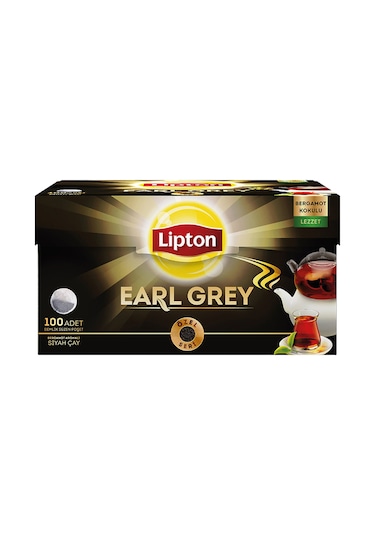 Lipton Earl Grey Demlik Poşet Çay 100& 039 Lü X4 Adet