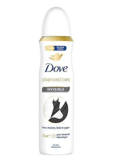 Dove Invisible Dry Kadın Sprey Deodorant 150 ML