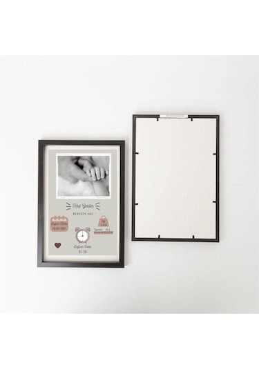 Yeni Doğan Bebek Bilgileri Yazılı Kişiye Özel Bebek Odası Çerçeve