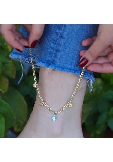 Altın Kaplama Gümüş Dilek Halhalı Gümüş