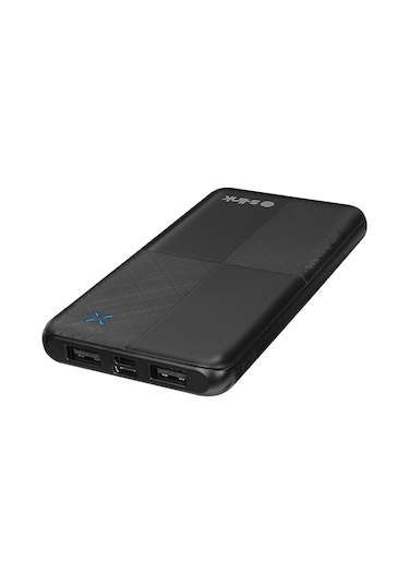 S-link Ip-g12n 10000mah Micro+usb+ Type-c Giriş+çıkış Siyah Taşınabilir Pil Şarj Cihazı Powerbank Siyah