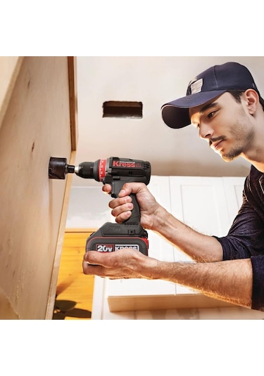 Kress KUA72.91 20V Kömürsüz Profesyonel Şarjlı Matkap Akü Dahil Değildir