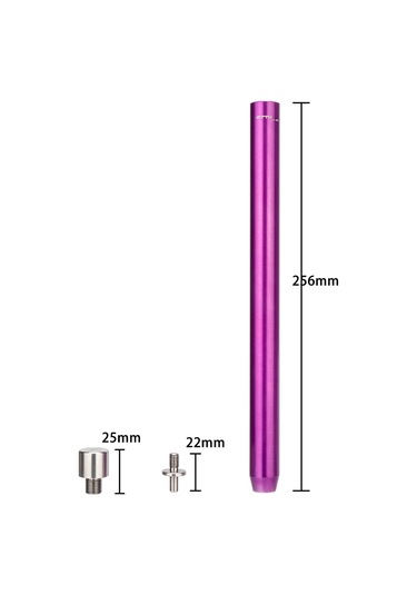Geeroyoo Ztto Bisiklet Ön Çatal Çekirdek Çıkarıcı, Alüminyum Alaşım, Mor Renk, 256mm Mor