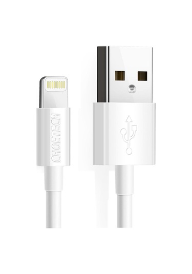 Choetech Lightning Usb Şarj Kablosu Mfı Lisanslı 1.8 Metre - Ip0027 - Beyaz