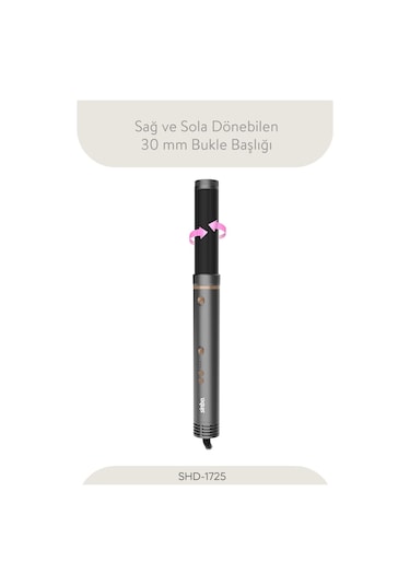 Sinbo SHD-1725 Pro Compact BLDC Motorlu 6 in 1 Uzun Multi-Styler Saç Şekillendirici