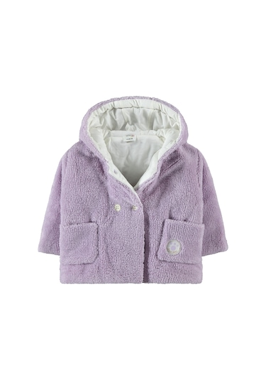 Civil Baby Kız Bebek Kapüşonlu Mont 6-18 Ay Lila 21330f888k31-2 Lila