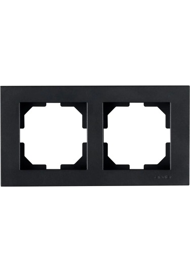 Arvia Karen Metalik Siyah İkili Çerçeve