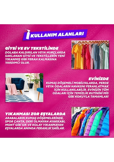 Yumoş Sprey Yıkaması Zor Eşyalar Için Orkide 450 ml