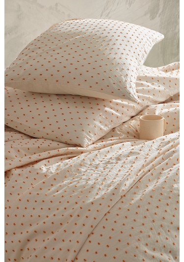 Freya Orange %100 Pamuklu Yıkamalı Tek Kişilik Nevresim Takımı