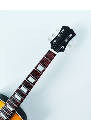 El Yapımı 1/4 Ölçek Minyatür Elektro Akustik Gitar J160e