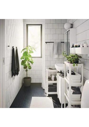 4 Katmanlı Banyo Mobilya Depolama Rafı Çamaşır Odası Diğer