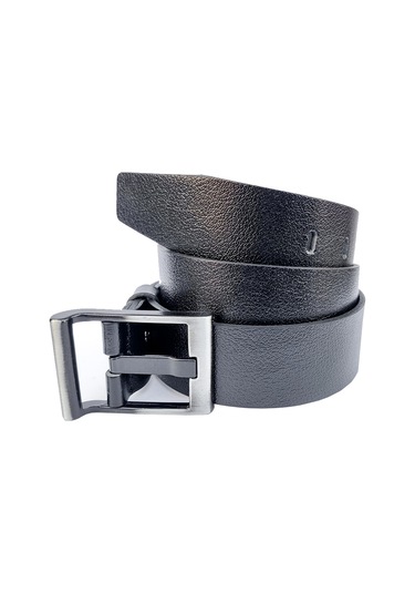 RİCH SMİTH %100 HAKİKİ DERİ ERKEK SPOR SİYAH KAMBUR TOKA KEMER 4