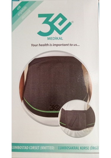 3e Medikal Örme Lumbostad Lumbosakral Korse