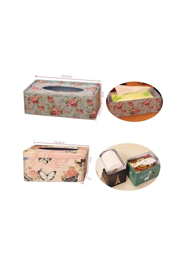 Açık Gri-avrupa Demir Tutucu Doku Kutusu Ev Masa Dekorasyonu Kare Peçete Levha Kağit Kutu Depolama Otomatik Kağıt Havlu