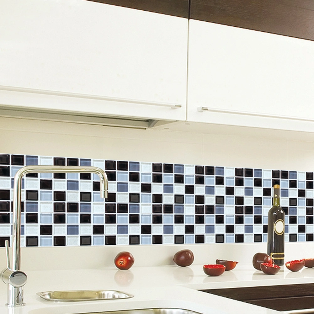 Hangfox Pvc Mosaik Duvar Sticker 3d: Otomatik Yapıştırıcı, Dayanıklı, Dekoratif - Banyo, Mutfak, Yatak Odası İçin 20x20cm Diğer