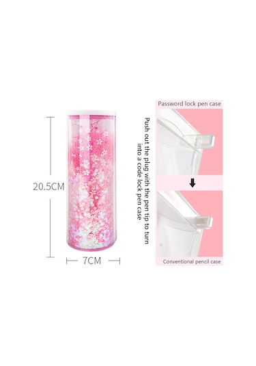 Hesap Makineli Kumlu Kalem Kutusu Manyetik Kapaklı Kaiyi