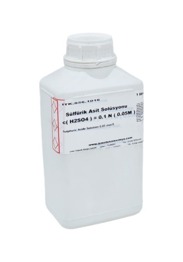 Sülfürik Asit Solüsyonu 0.1 N (0.05 M) 1 L