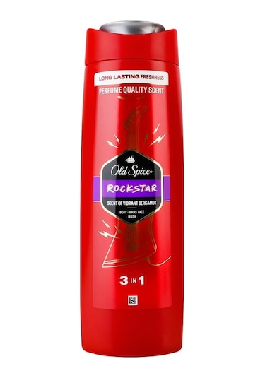 Old Spice Rockstar 3'ü 1 Arada Duş Jeli ve Şampuan 400 ML