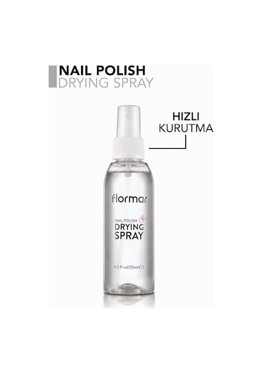 Flormar Sprey Oje Kurutucu - Nail Polish Drying Spray - 000 - 8690604560745
