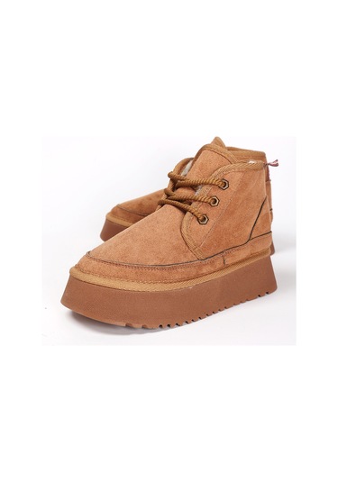 Silvana Kadın Bağcıklı Ugg A010-h61 Taba