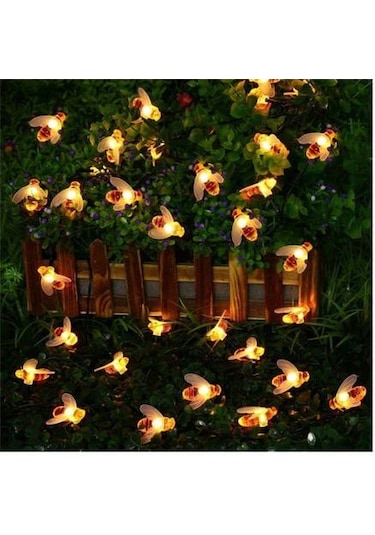 30 Led Güneş Enerjili Renkli Led Lamba Ağaç Bahçe Teras Solar Ayd