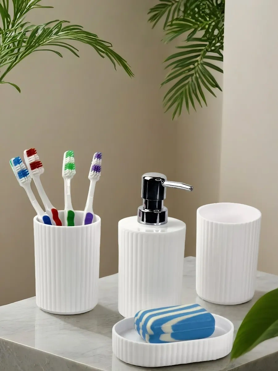 Conflate 4 Parçalı Banyo Seti 208673208 Beyaz