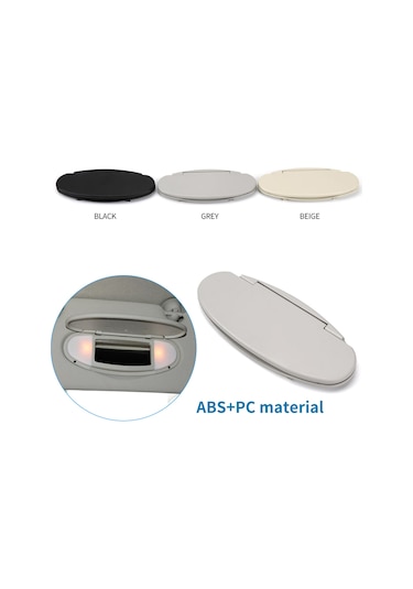 Geeksen Mini R50 R56 İçin Siyah Abs Güneşlik Aynası Kapağı - Pratik Ve Şık Siyah