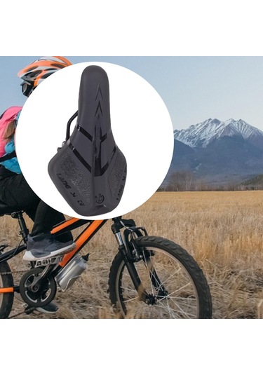 Suntek Çocuk Bisiklet Sele Evrensel Kaymaz Koltuk Minderi Siyah