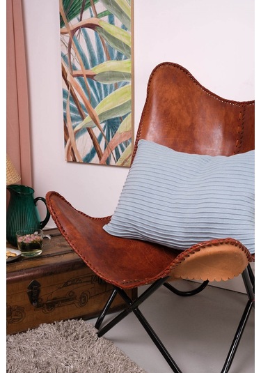 Peraluna Free Pıllow %100 Organik Pamuk Triko Yastık Kılıfı 60x40 Cm Açık Mavi - Açık Mavi